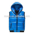 OUTDOOR PU-LEDER HOODED DOWN SPROT WAISTCOAT